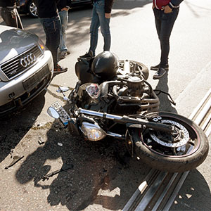 Motorcycle and car accident. Get legal help for motorcycle crash injuries & claims.